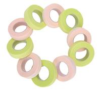 Xiuganpo Grafted Eyelash Isolation Tape Soft Breathable Comfortable for Sensitive Skin 10pcs Green for Eyelash Extension Professionals (5 green + 5 pink)