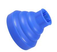 Xiuganpo Hair Dryer Diffuser, Foldable High Temperature Silicone Hair Blower Diffuser, Styling Tool with Even Heat Distribution for 4 5cm Nozzle Dryer Portable Washable Vibrant Color (Blue)