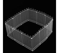 Xiuganpo Hamster Fence Playpen Set 12PCS Plastic Buckles and Paint Coating Iron Net for Small Pets Indoor Outdoor Use