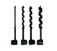Xiuganpo Hand Auger Drill, High Carbon Steel Manual Wood Auger with Self
