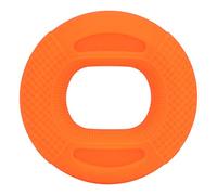 Xiuganpo Hand Grip Strengthener, 50 to 60 Lb Silicone Finger Strengthening Ring Mini Orange Double Strength for Women for Training