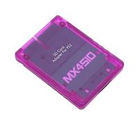 Xiuganpo Hand Made Micro Storage Card Reader Adapter for MX4SIO SIO2SD, Durable Material Card Reader, Accessories for (Translucent Purple)