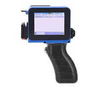 Xiuganpo Handheld Inkjet Printer, Mini Inkjet Printer with Detachable Handle, LED 4.3 Inch Touchscreen, High Adhesion 12.7mm Height Portable Printer for Date Time Barcode Qrcode