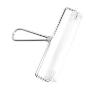 Xiuganpo Handle Acrylic Roller Efficient Clear Clay Brayer for Crafters and Artists Lightweight Stainless Steel Handle 5.9in