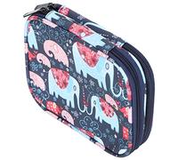 Xiuganpo Handmade Crochet Bag with TwoWay Zipper, Oxford Cloth Knitting Organizer for Storage Room, Travel, Desk (17.5 X 14 X 4cm) (600D Oxford Cloth 3)