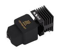 Xiuganpo Hardening Steel Nozzle Hot End Kit, Substitute Heating Hardened Steel Nozzle Hotend Extruder Kit Reduce the Blockage of the Half for 1.75 Mm Filament (0.2mm)