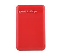 Xiuganpo HDD Enclosure, Strength and Rigidity USB3.0 to HDD Hard Drive Enclosure, Vista for 7 Mac 9.1 and Mac 10.2 XP (Red)