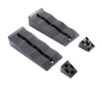 Xiuganpo HDPE RV Leveling Ramps, 11000LBScamper or Trailer Leveler or Wheel Chocks for Stabilizing Uneven Ground and Parking, Maximum Grip, Achieve Accurate Leveling (Without Bag)
