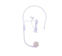 Xiuganpo Headset Microphone 3.5mm Wired with Noise Cancelling Features for Teaching and Public Speaking, Durable Construction, Flexible Memory Tube (Purple)