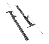 Xiuganpo Heavy Duty Aluminum Alloy Circular Saw Rail Set with Adjustable Limiters and Rails for Precise Cutting - Suitable for Woodworking and Furniture Making - Aluminum Alloy