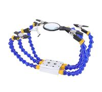 Xiuganpo Helping Hands Soldering Station, 360° Universal Adjustment Magnifying Glass with Light and Stand, 1/4in Thread, Soldering Holder for Welding Repair, Electronic Maintenance