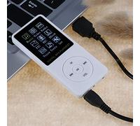 Xiuganpo HiFi Sports MP4 Music Player with Electronic Photo Album Function, Ideal for Travelers or Fitness Enthusiasts (White)