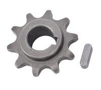 Xiuganpo High Grade Steel 10T Front Sprocket, Precision Fit for Power Transfer, Replacement for Coleman CT200U-EX BT200X Fit for Mini Bikes, 1 Unit