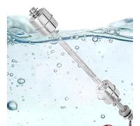 Xiuganpo High Sensitivity Stainless Steel Double Ball Float Switch Water Level Sensor Controller, Liquid Level Alarm Switch for Water Tank, Pool, Sink (Floating body 200mm)