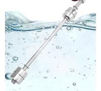 Xiuganpo High Sensitivity Stainless Steel Double Ball Float Switch Water Level Sensor Controller, Liquid Level Alarm Switch for Water Tank, Pool, Sink (Floating body 250mm)