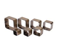 Xiuganpo High Speed Steel Leather Die Cutter Easy to Use Hollow Punching Tool,7PCS Leather Cutting Dies Mold for Hand DIYs Like Jewelry,Craftsman Size