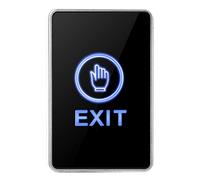 Xiuganpo Home Security Panel with Dual Color LED Light, Easy Installation Access Control Switch Button, Durable Acrylic Material for Offices