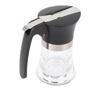 Xiuganpo Honey Jar Pot Elegant Stainless Steel Honey Dispenser, Accurate Dispensing Maple Syrup Caramel, Ideal for Breakfast Table Decor