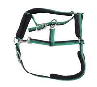 Xiuganpo Horse Halter, Adjustable Padded Comfort Anti Rubbing Heavy Duty Nylon, Snap Hook with Easy Clean for Equestrian Training Horse Handling (Medium)