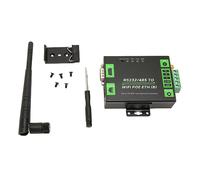 Xiuganpo Industrial RS232 RS485 to WiFi Ethernet Serial Server Converter, Multifunction IoT with POE, Serial Port to HTTPD Client, for Data Acquisition and Smart Meter Monitoring