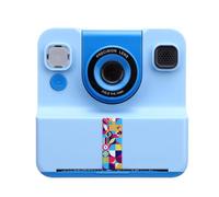 Xiuganpo Instant Print Camera, 24MP HD 2.4 Inch Screen 1080P Video Thermal Printing Multifunctional Thermal Printing Camera Student with 180 Degree Flip Lens for Students Creators (Blue)