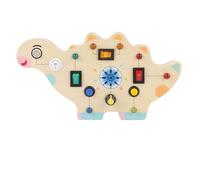 Xiuganpo Interactive Animal Switch Circuit Board Toy, Wooden Sensory Toy with Simulated Circuit Design, Helps Develop Logical Thinking, for Children