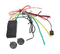 Xiuganpo Keyless Entry Car Alarm System Anti Theft Wireless Engine Lock for 12V Vehicle, Induction Detection Range 2-8 Meters