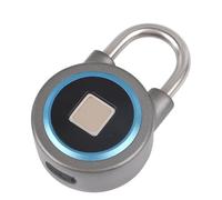 Xiuganpo Keyless Smart Padlock Fast Recognition for Drawer Gym Aluminum Alloy + Stainless Steel Material (Blue)