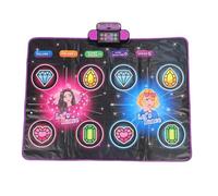 Xiuganpo Kids Dance Mat, Electronic Dance Pad with Light Up Buttons and Bluetooth, 2 Player Interactive Game for Children with Multiple Modes, Develops Coordination Skills