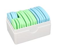 Xiuganpo Knit Blocking Combs, Stainless Steel Pins for Uniform Stretch and Shape Retention, Knit Blocking Pins Set with Dense Plastic Case for Sweaters Shawls and Knitwear