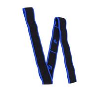 Xiuganpo Latin Dance Elastic Belt for Yoga, Master Body Weight Shifting Pilates Strap with 8 Loops (Blue)