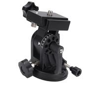 Xiuganpo Latitude Base, 90 Degree Latitude Adjustment Seating Fit for sky watcher, 3/8 Inch Thread Aluminum Alloy Telescope Mount, Equatorial Wedge Instrument Base for Common Tripod (Black)