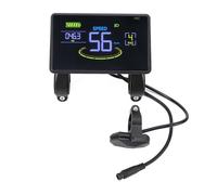 Xiuganpo LCD Display, High Definition Screen with Plug, Real Time Battery Level and Speed Readings, Compatible with 24V 36V 48V 60V Electric Bikes and Scooters