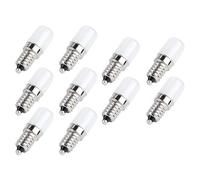 Xiuganpo LED Candle Light Bulb Energy-Saving Easy Install Replacement Parts for Home Lighting 10Pcs 1.5W E14 Screw Bulb for Various Applications