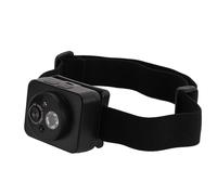 Xiuganpo LED Headlamp Camera, 1080P Mini Action Camera with Headband, 45 Deg Adjustment LED Headlamp Wearable Body Camera for Outdoor Camping, Reading, Vehicle Maintenance