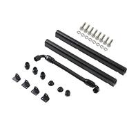 Xiuganpo LS1 LS6 High Flow Fuel Rail Kit - 8AN EFI Stable Performance Fuel Rail, Material: 6061 Aluminum, Kit Includes: Tube, Bracket, Fitting, Suitable for Auto Mechanics