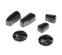 Xiuganpo Luxury Carbon Fiber Pattern Fit for Seat Adjust Button Trim Fit