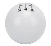 Xiuganpo M12x1.25 5Speed Wear-Resistant Gear Shift Knob Head with 3 Adapter for Universal Automobile Accessory for General-Purpose Vehicles Red Acrylic (White)