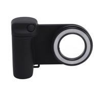 Xiuganpo Magnetic Phone Grip, Ergonomic Anti Shake Grip with Built In Fill Light Bluetooth Camera Bracket, Real Time Mirror with Detachable Remote Up to 30m for Live Streaming Photography