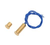 Xiuganpo Magnetic Reed Switch Efficiently Detect 2 Sets for Anti Theft Alarm System MR-199 for Wooden or Aluminum Alloy Doors NC Brass AC220V