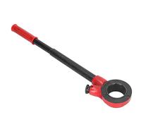 Xiuganpo Manual Plumber Pipe Threader Set Ergonomic Ratchet Tool for Steel Iron Plastic Tubes, Fully Furnished for Job Sites (62B 4 Dies)