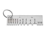 Xiuganpo Metal Sheet Thickness, Wire Sheet -thick Measuring Device, Thickening of the Inspection Instrument of the Design Size Stainless Steel Easy to Wear for Industrial Checking Size