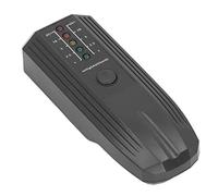 Xiuganpo Meter, 5 Color LED Indicators Electromagnetic Radiation Detection Gauss Meter, Radiation Detector with Portable Design for Home Appliances Testing (Black)