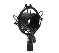 Xiuganpo Microphone Shock Mount Holder, Durable Anti Vibration Clip for Live Streaming and Recording Studio, Adjustable Angle, Plastic Material
