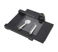 Xiuganpo Microscope XY Moving Stage, Aluminum Alloy Digital Microscope Removable Measuring Working Stand for Stereo Accessories, High 1mm Accuracy