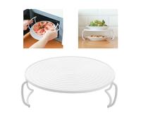 Xiuganpo Microwave Round Rack Organized Steaming Holder for Kitchen, ABS Construction, 1 Unit