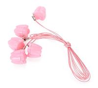 Xiuganpo Milk Tooth Memory Box, Toddler Tired Box Strong Plastic 5 Parts Locking Factory for The Family (Pink)