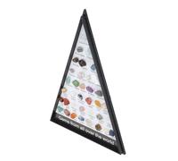 Xiuganpo Mineral Rock Collection Kit Attractive Educational Set with Clear Case for Kids, Geology Science Experiment Option for Teachers (A)