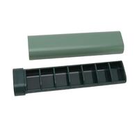 Xiuganpo Mini 7 Day Organizer, Portable Box with Compartments for Vitamin Supplements, Convenient Size for a Lifestyle, ABS Material (Green)