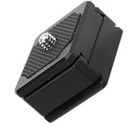 Xiuganpo Mini Arrow Storage Case Plate for Camera with Self-Locking Function, Aluminum Alloy Design, Perfect for Video, Black, 1 Unit